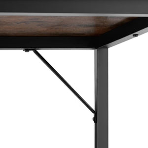 Desk Jenkins Industrial Rustic 100 cm, Dark Wood