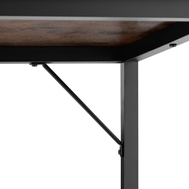 Desk Jenkins Industrial Rustic 100 cm, Dark Wood