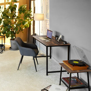 Desk Jenkins Industrial Rustic 100 cm, Dark Wood