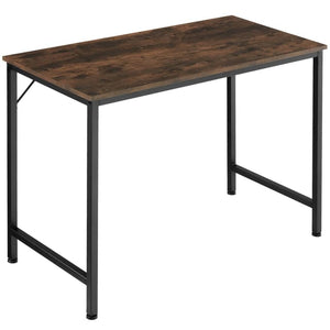 Desk Jenkins Industrial Rustic 100 cm, Dark Wood