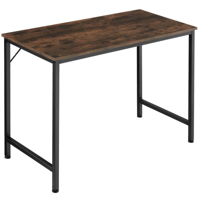 Desk Jenkins Industrial Rustic 100 cm, Dark Wood
