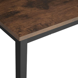 Desk Jenkins Industrial Rustic 100 cm, Dark Wood