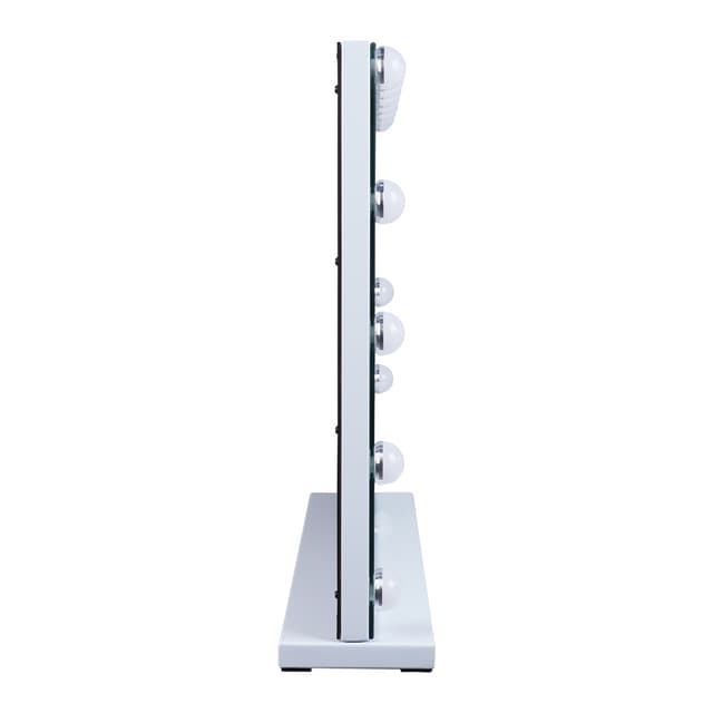 Uniq XL Hollywood Vanity Mirror with 15 LED Bulbs and Touch Function, White