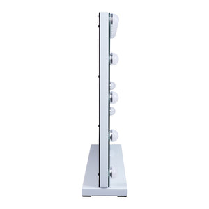 UNIQ XL Hollywood Vanity Makeup Mirror with 15 LED Bulbs and Touch Function, White