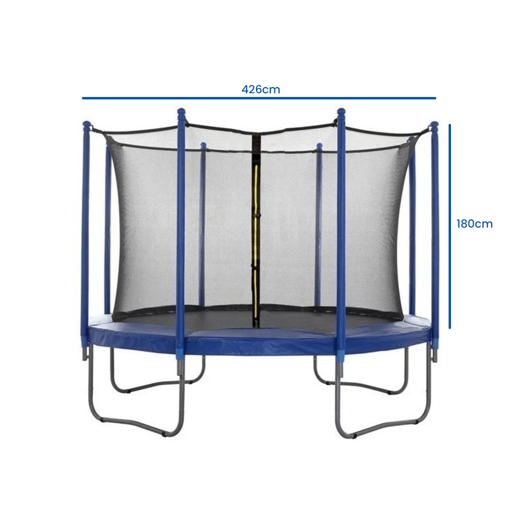 Viking Choice Trampoline Safety Net, 426 cm, 8 Poles, Inner Edge
