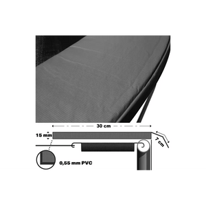 Viking Choice Trampoline Frame Padding, 396 cm, Blue