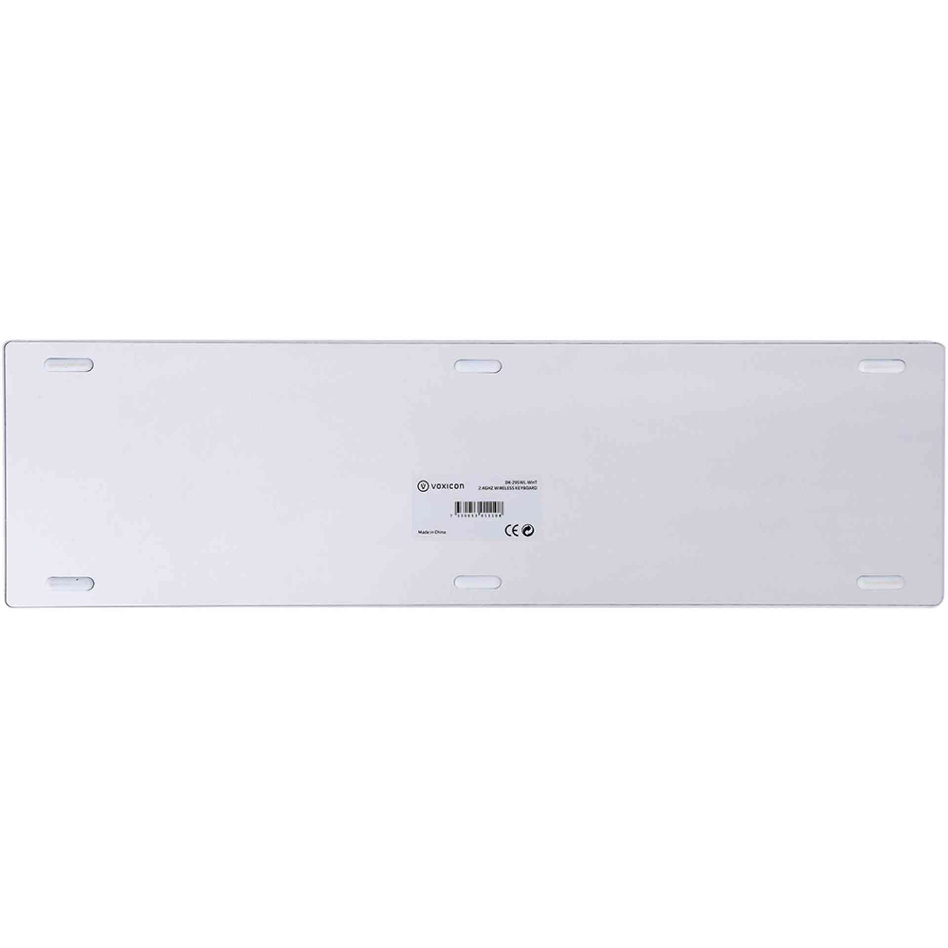Voxicon Slim Metal Keyboard 290, White
