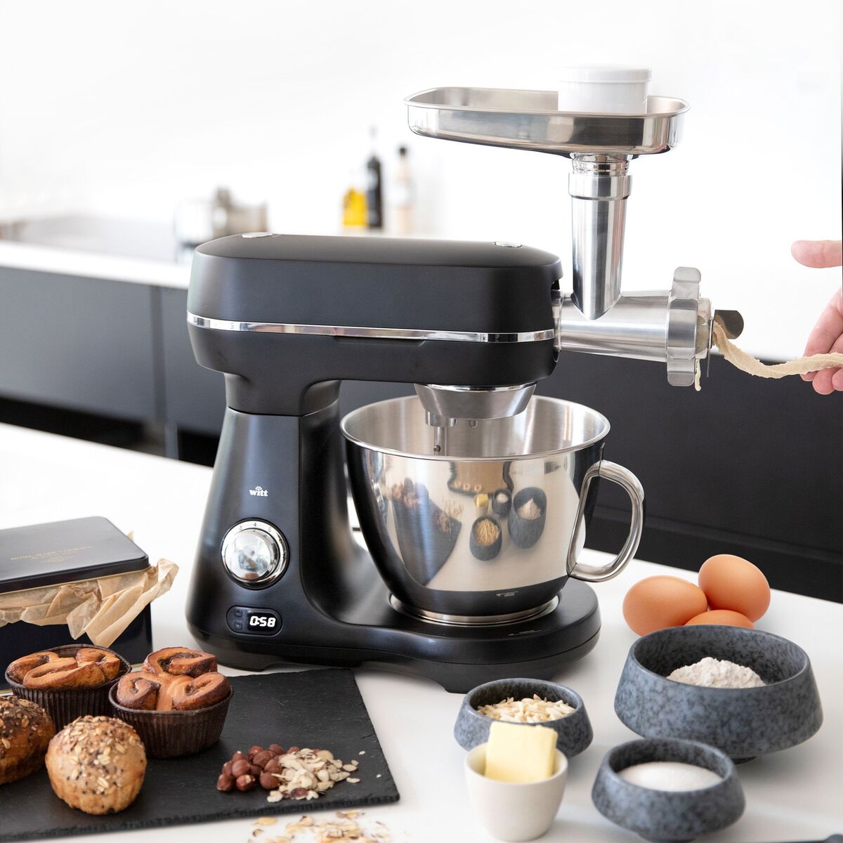 Witt Premium Stand Mixer Black