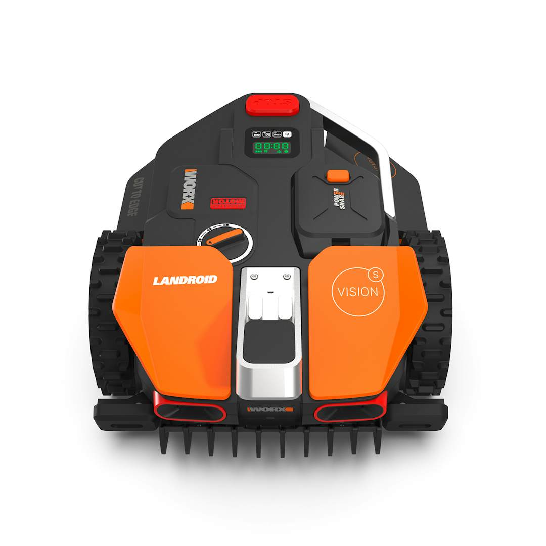 Worx Landroid Vision S250 robotic lawnmower, Black, Orange