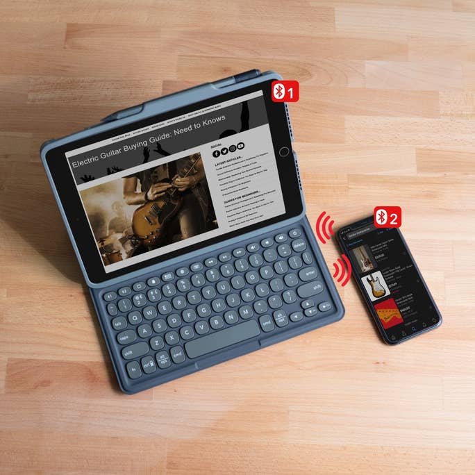 Zagg Pro Keys Wireless Keyboard & Case for Apple iPad 10.2" 7th, 8th, 9th Gen