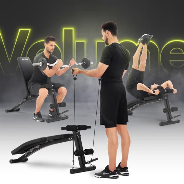 Zipro Volume Multifunctional Training Bench with Leg Developer and